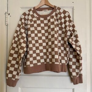 Marine Layer Anytime Sweatshirt / Checkerboard
